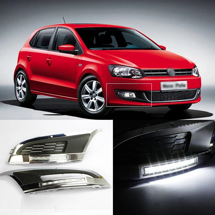 Фирменная Новинка обновленная светодиодный Габаритные огни DRL с черным