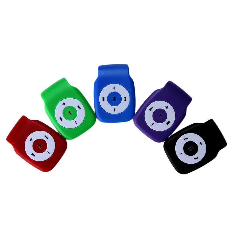 5 видов цветов высокое качество звука для бега мини зажим металлический USB MP3