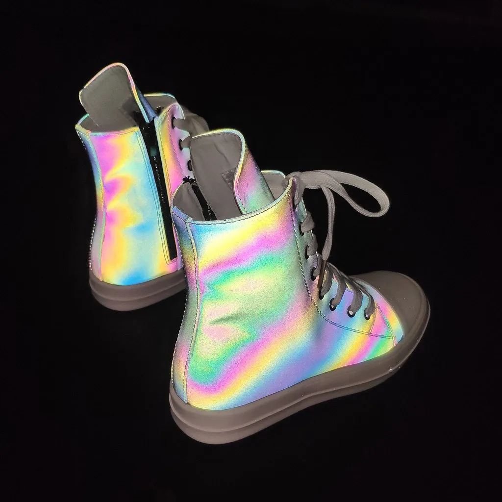 SAGACE/Женская парусиновая Вулканизированная обувь на молнии для девочек туфли