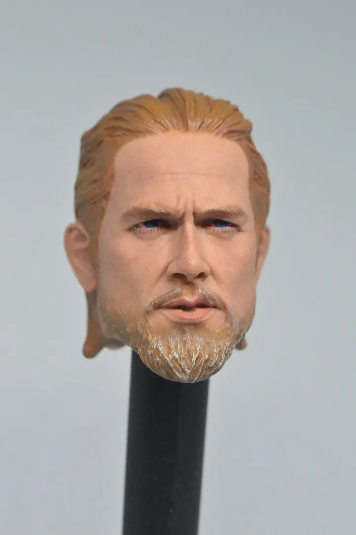 1/6 весы Сыны Анархии Charlie Hunnam звезда голова резные F 12 &quotМужской рисунок средства