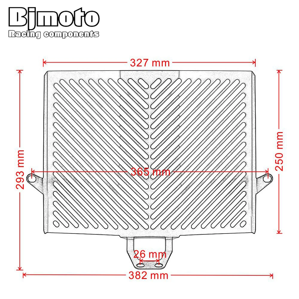 

BJMOTO Aluminum Radiator Guard For 1050 1190 1290 Adventure 2013-2017