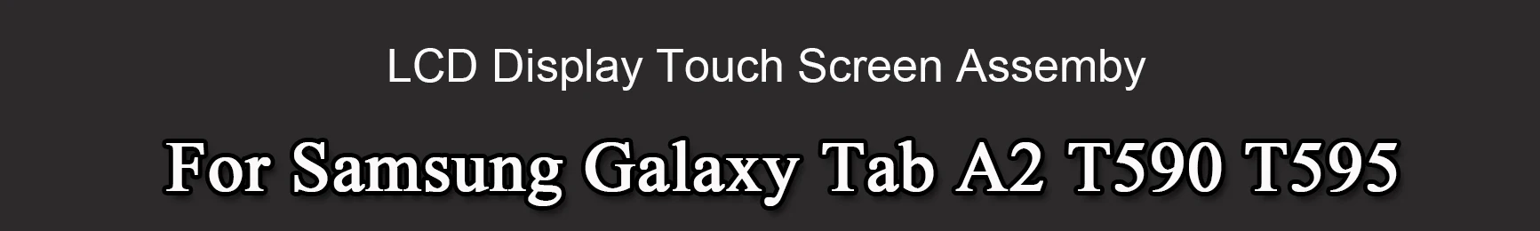 OPesea для samsung Galaxy Tab A2 T590 T595 SM-T595 SM-T590 сенсорный экран дигитайзер ЖК-дисплей Панель Стекло в сборе