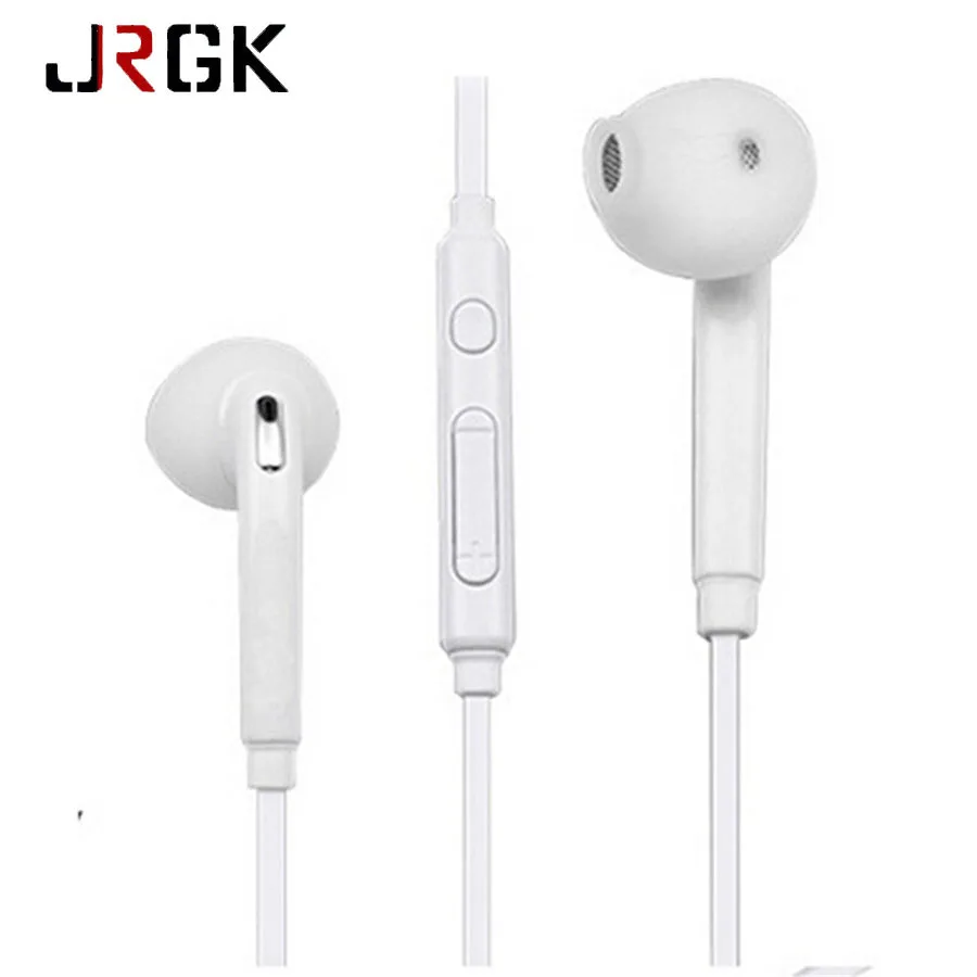 S6 проводные наушники 3,5 мм наушники-вкладыши Наушники Hands-Free наушники с микрофоном стерео бас гарнитура для Xiaomi Redmi samsung телефон MP3 гарнитура