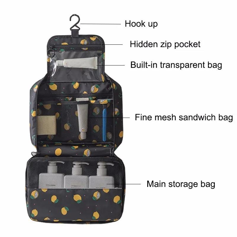 Новая Водонепроницаемая Женская подвесная косметичка дорожный Органайзер из