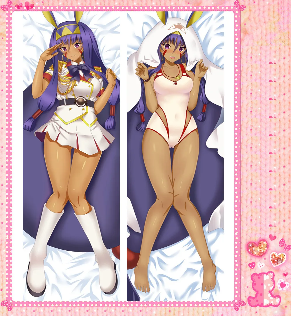 

Japanese Anime Cartoon Fate Grand Order 2 Way Double sided hugging Pillow Case Pillow Cover Pilllowcase 79008