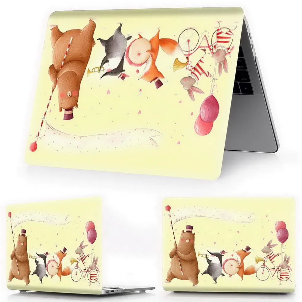 Для Macbook New Air Pro 13 15 стилус чехол для ноутбука Mac Book Air Pro retina 11,6 12 13,3 15," Маленькая картина с животными - Цвет: Dong Wu D9-3