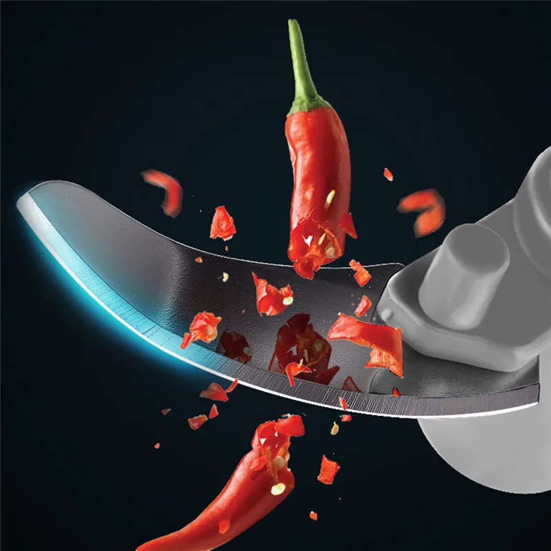 Ручной измельчитель фруктов, овощей, ручной измельчитель для еды, резак для лука, орехов, мясорубка, измельчитель, Многофункциональный кухонный фрезерный аксессуар