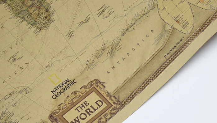 Классическая винтажная декоративная крафт бумага в стиле ретро с изображением