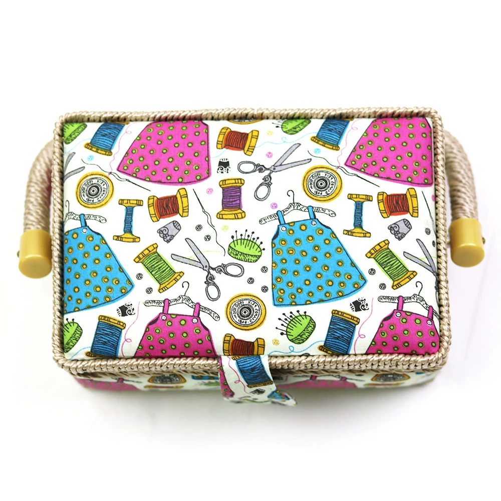 Швейная ткань швейная корзина для хранения нить коробка швейные инструменты