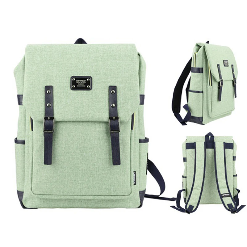 2017 нейлон холст рюкзак ремень hasp женщины мужчины школьные сумки старинные