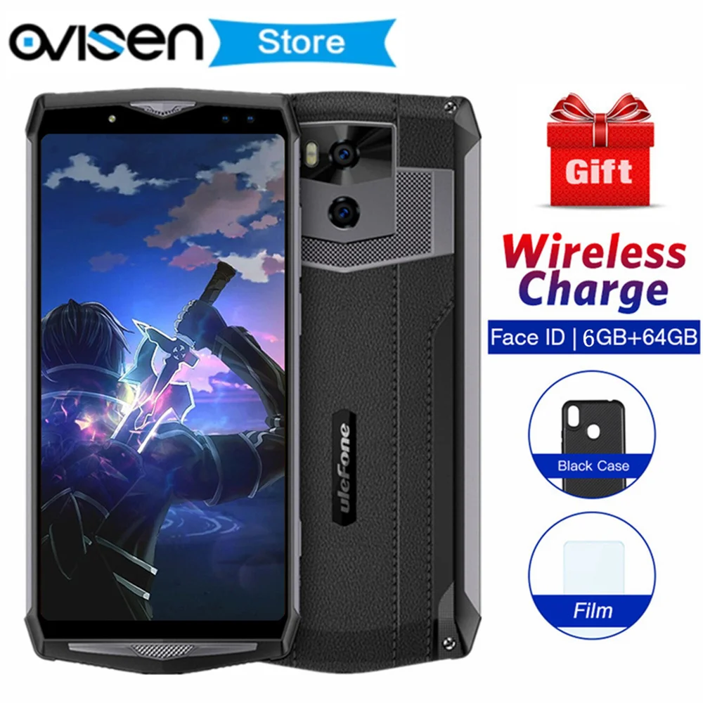 Ulefone power 5 Android 8 1 13000 мАч смартфон 6 0 &quotFace ID MTK6763 Восьмиядерный ГБ 64 Гб 21 МП