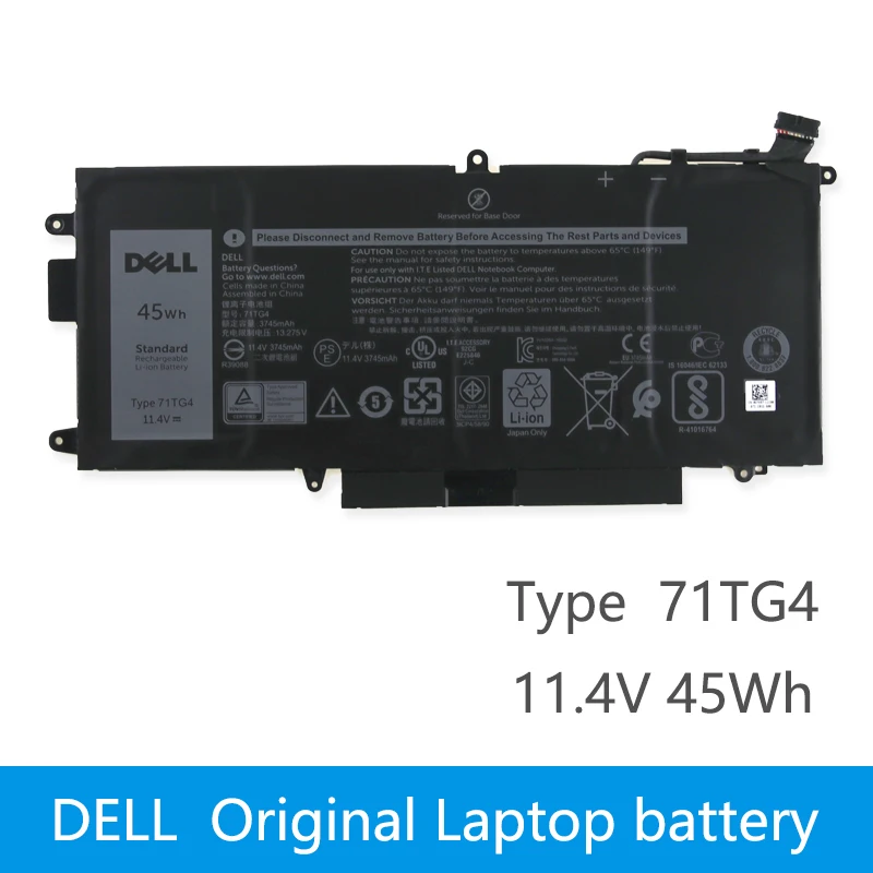 Оригинальный аккумулятор для ноутбука DELL Latitude 7280 серия 71TG4 11 4 в 45