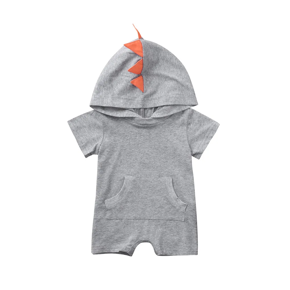 baby clothes boy summer Cotton Children Clothing Sets For Kids Baby Boy Clothes Casual Romper Cartoon Pocket Outfits L0528 | Мать и