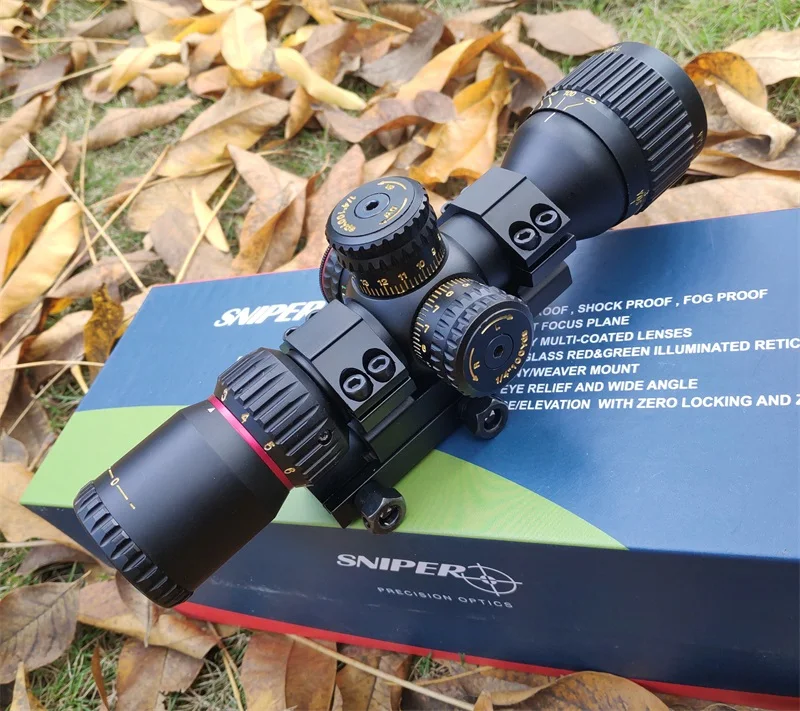 Снайпер VT 3-9X32FPMAOGL охотничий компактный оптический прицел тактический стекло травленая сетка красный зеленый llluminate прицел