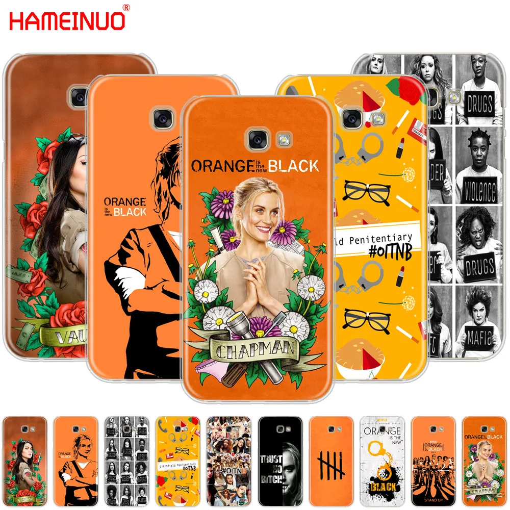 HAMEINUO ORANGE IS THE NEW BLACK чехол для сотового телефона Samsung Galaxy A3 A310 A5 A510 A7 A8 A9 2016 2017 2018 |