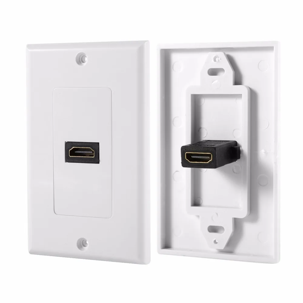 1080P HDMI 1 4 настенная панель крышка муфта удлинитель для домашнего кинотеатра DVD ТВ