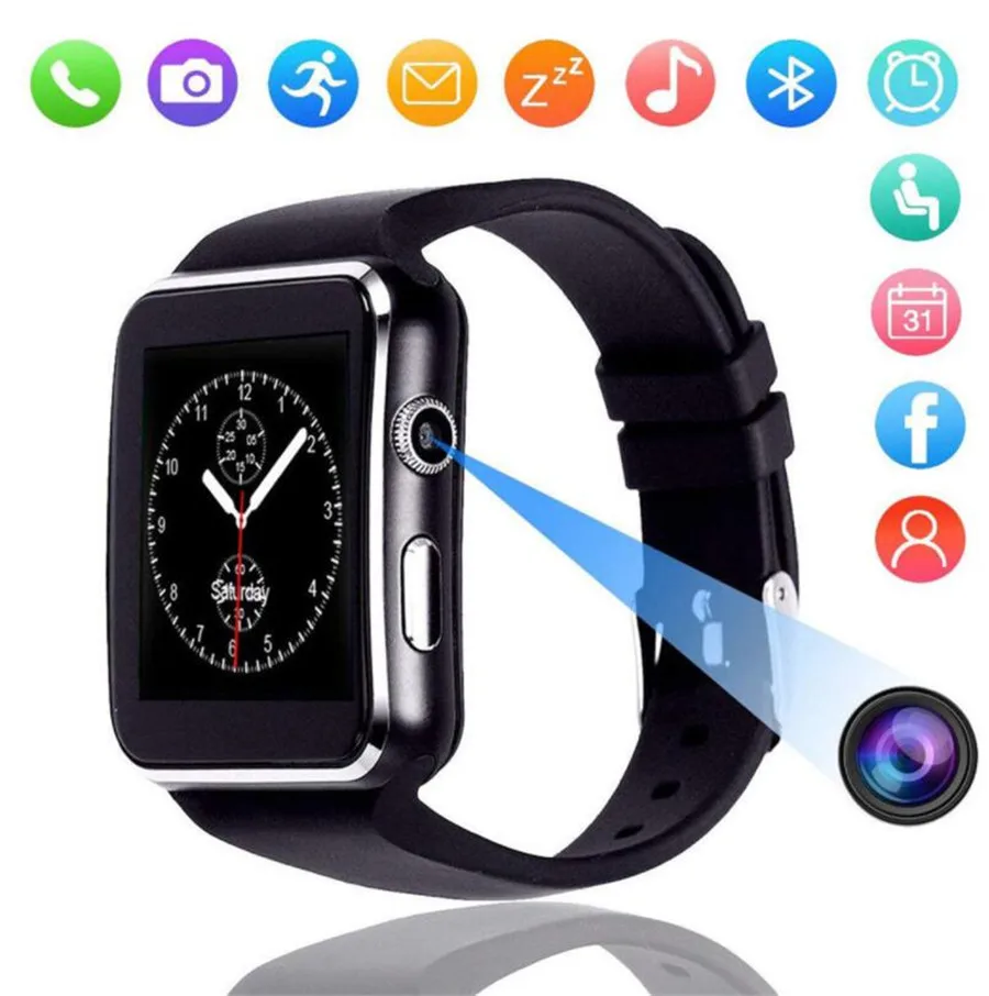 X6 smart watch 1 54 дюймов узкий боковой экран 2.5D дуги свои упражнения шагомером монитор