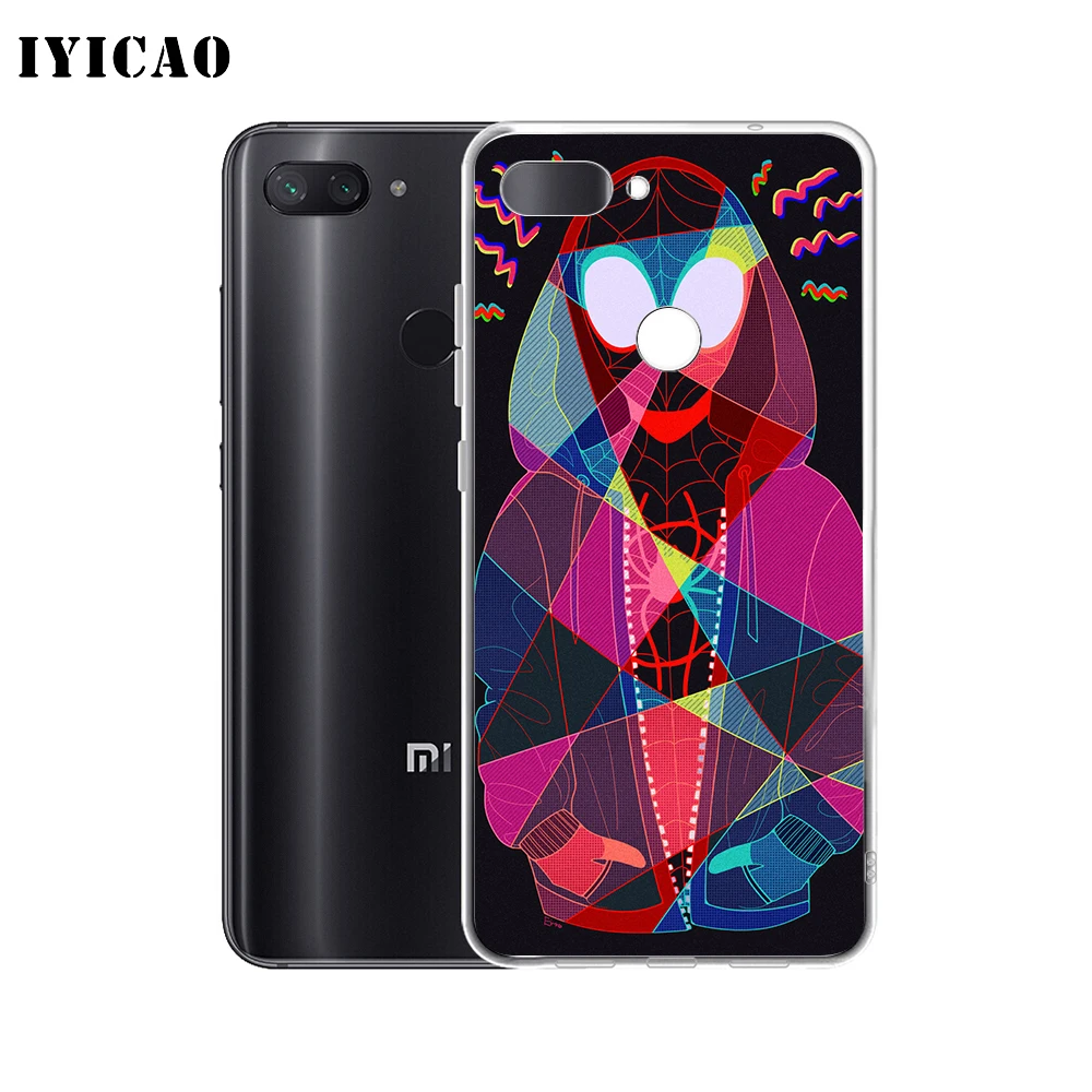 Мягкий силиконовый чехол для телефона IYICAO Spider Man in The Verse Xiaomi Redmi 4A 5A 6A Note 7 6 5 Pro Plus 4X