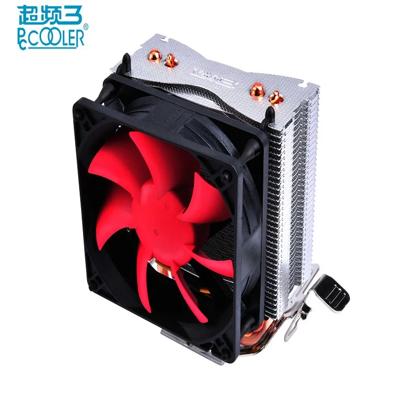 Кулер PcCooler для процессора pure cooper 2 бесшумный кулер с тепловыми трубками Intel LGA