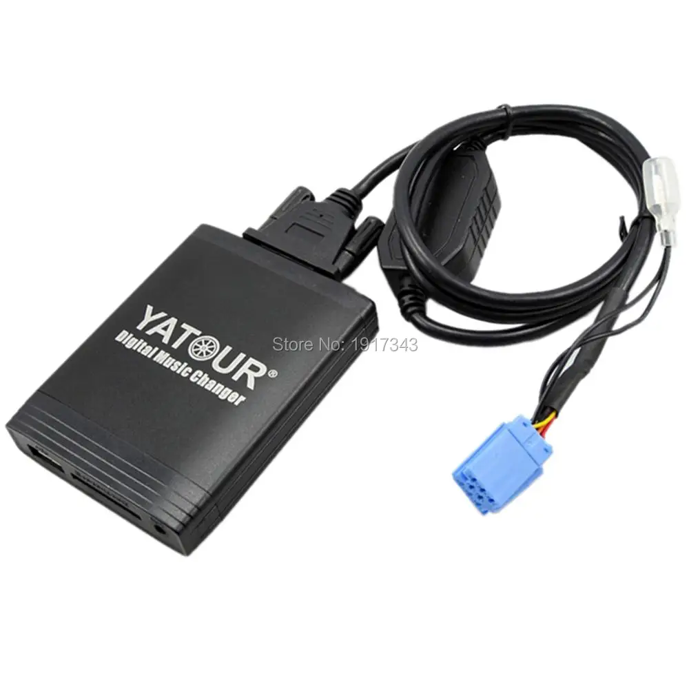 Автомобильный адаптер YATOUR AUX MP3 SD USB музыка RD3 сменный разъем для CD дисков Peugeot 106 206