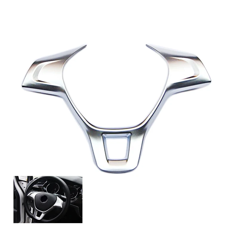 Накладка на руль из АБС пластика матовая накладка для VW Volkswagen Touran 2016 2017