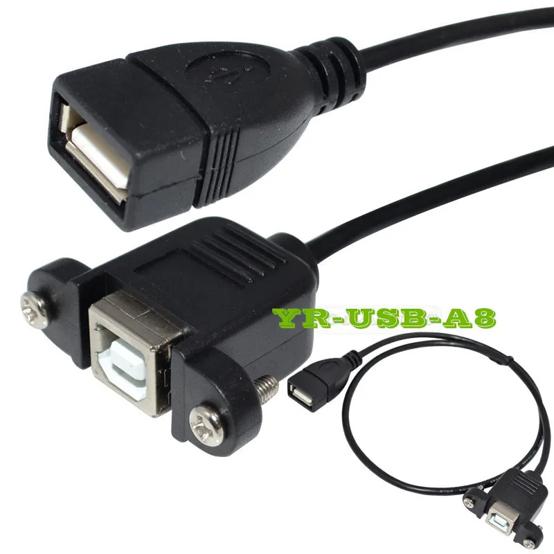 USB 2 0 женской головы к B мастер на кабель панели BF|Соединители| |