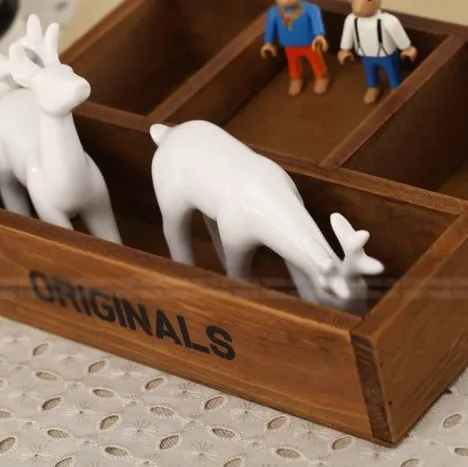 Do Old Boxes Чехол-держатель деревянные поделки сундуки с сокровищами винтажные Ретро