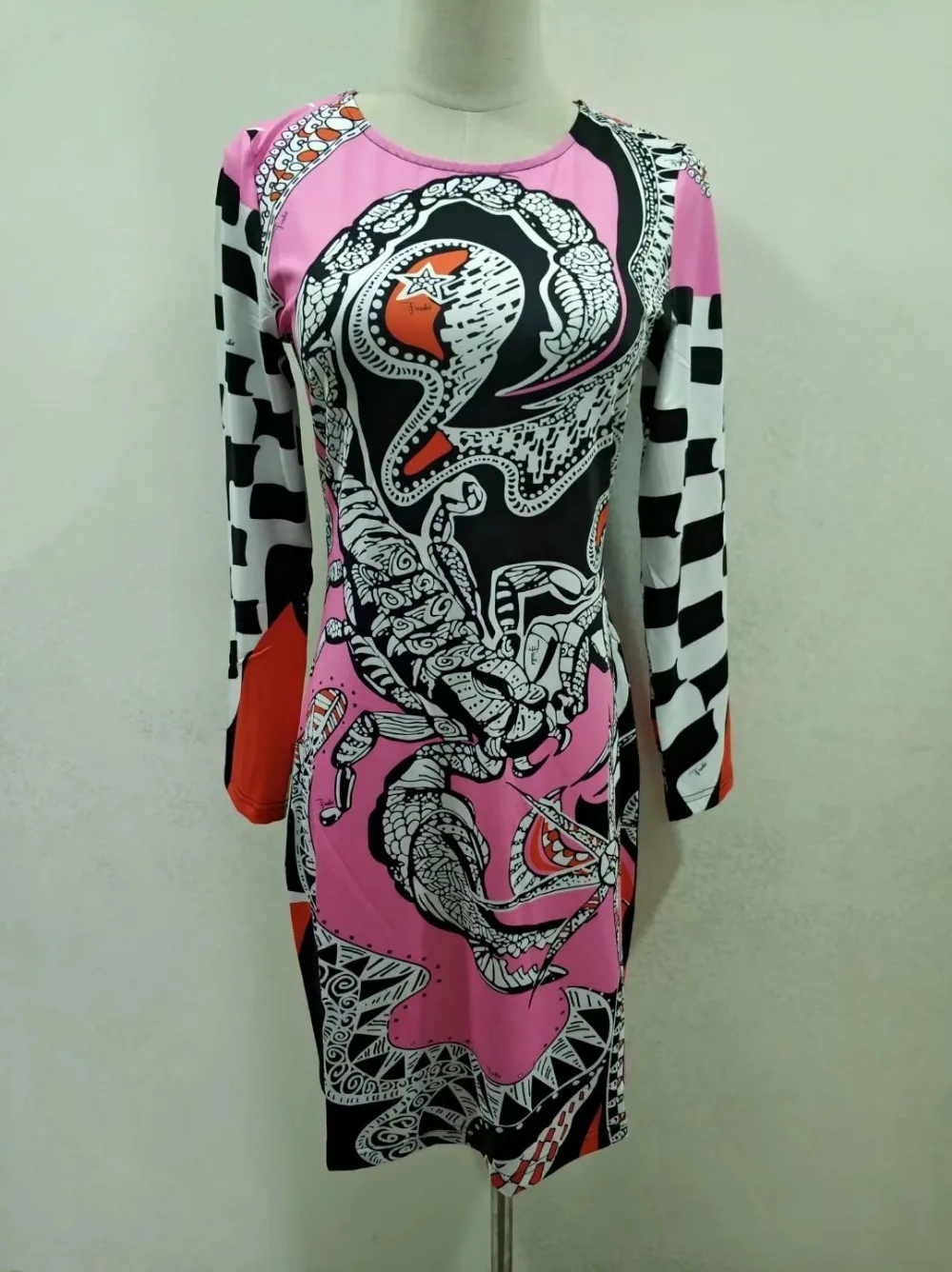 2016 весеннее роскошное Брендовое трикотажное шелковое платье женское элегантное