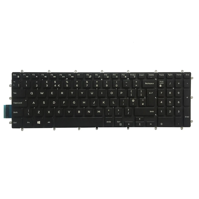 Новая английская клавиатура для ноутбука Dell Inspiron 2 в 1 5570 5575 5770 5775 раскладка