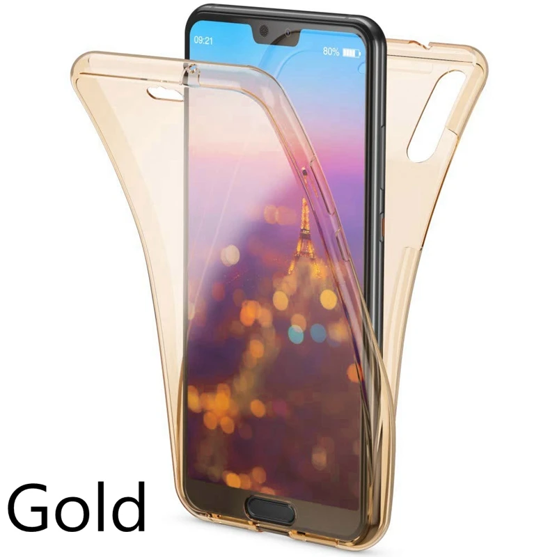 360 двойной силиконовый чехол для huawei P30 P20 Pro P10 P9 P8 Lite P Smart Y5 Y6 Y7 Y9 Коврики 20 Honor 10 Lite 10i 8A крышка