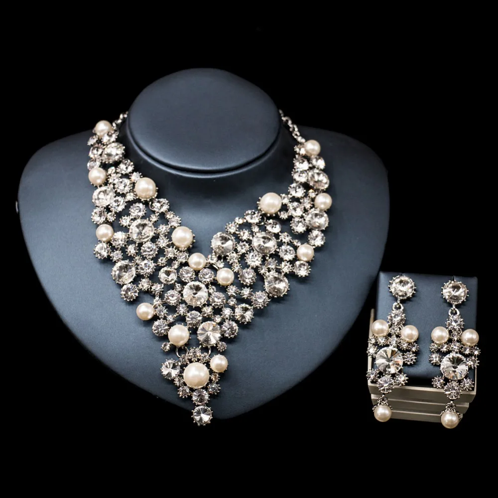 Parure Bijoux Femme Изысканная красочная ожерелье ювелирные изделия набор