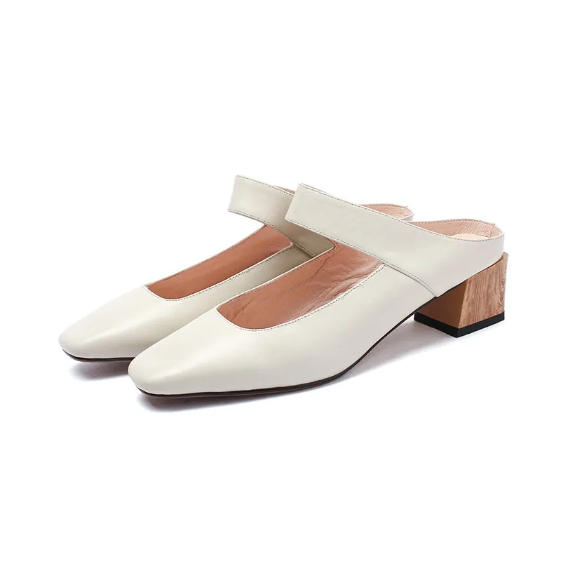 Женские повседневные туфли-лодочки YMECHIC зеленые бежевые туфли из натуральной