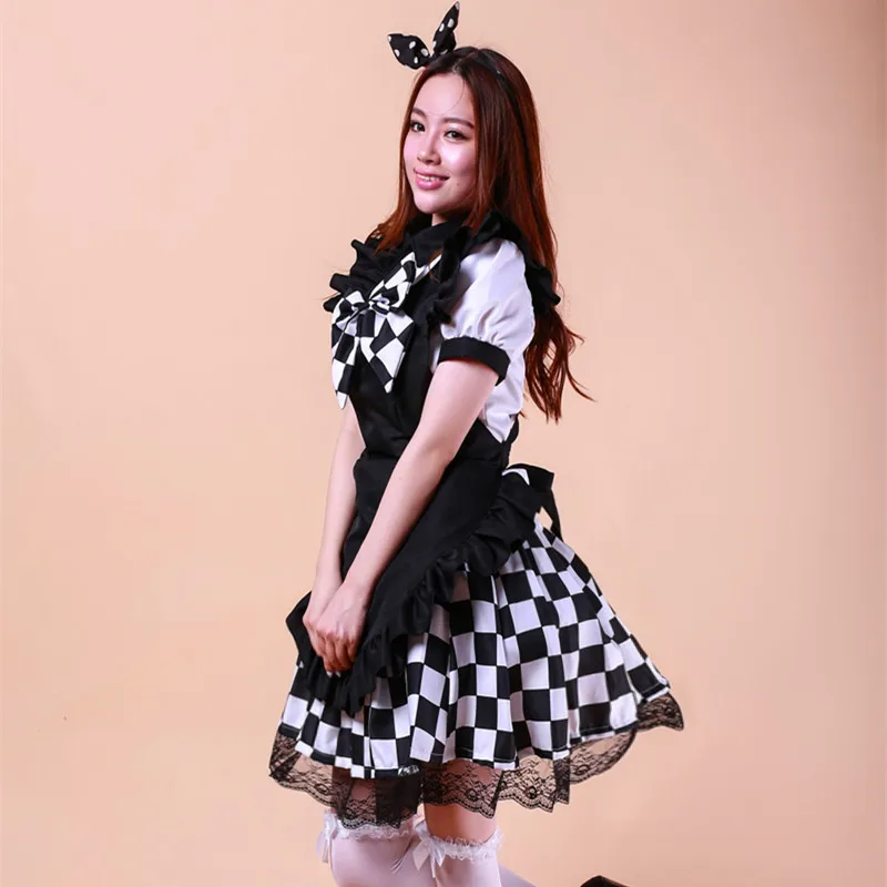 Платье для косплея черно белое платье девушки и из аниме|lolita dress women|dresses dressdress |