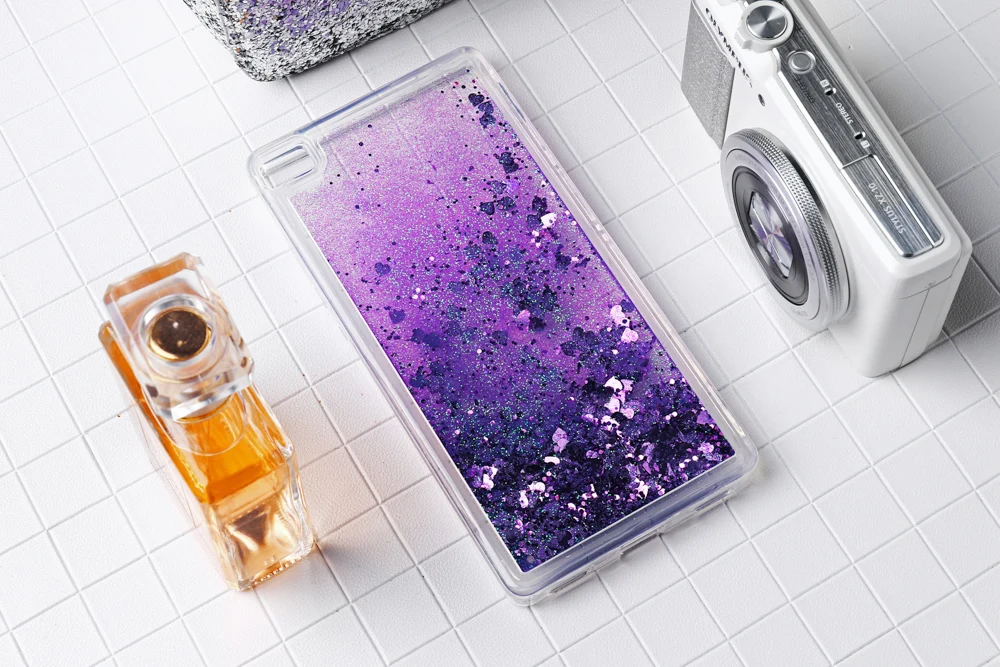 Динамическая жидкость, мягкий чехол для huawei P8 P9 Lite P10 Plus Nova 2 Коврики 9 Honor V9 8 Pro 6X 5X 4X G8 Y7 Prime чехол Крышка