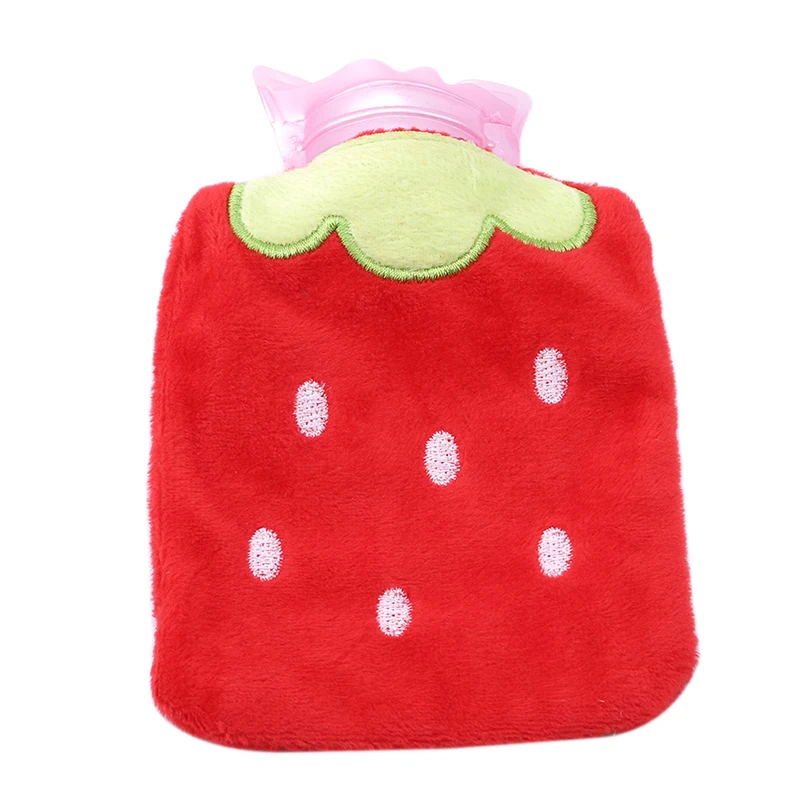 Strawberry Креативная Милая мультяшная фруктовая ручная теплая грелка для воды, наполняющая водой грелка, Мини Портативный Ручной подогреватель - Цвет: Strawberry
