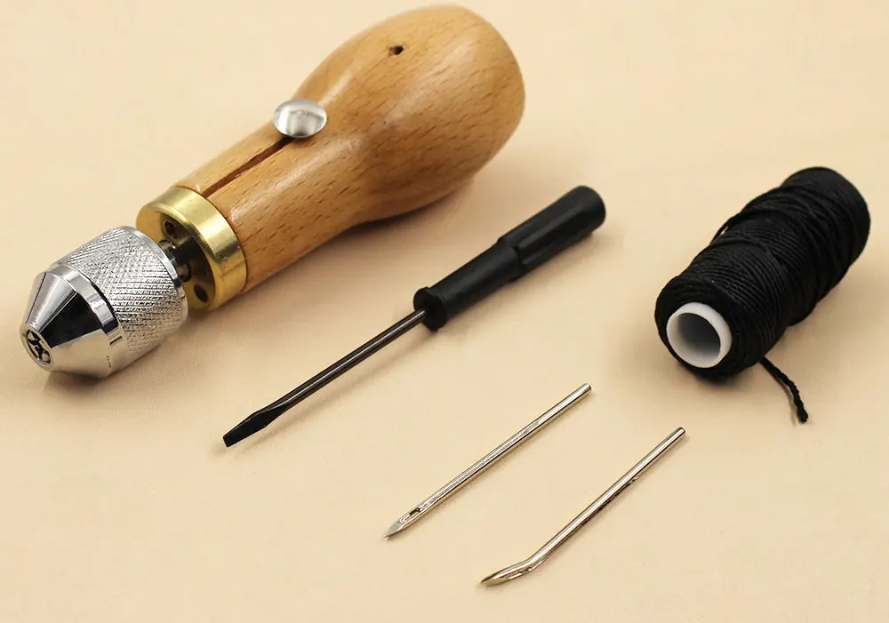 Awl кожа швейный инструмент DIY ручная швейная машина кожа крафт край ремень со строчкой shoemaker холст инструмент для ремонта