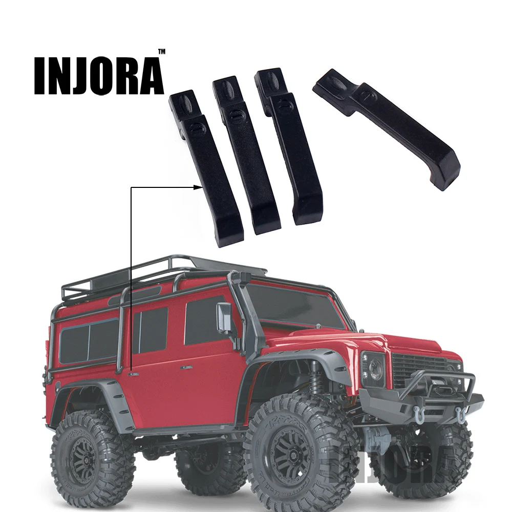 Черная дверная ручка TRX4 для 1/10 RC Crawler Traxxas TRX 4 D90 Axial SCX10 шт.|rc4wd d90|axial scx101/10 rc |