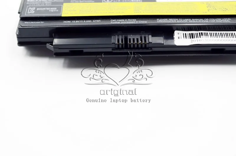 JIGU 42T4861 42T4862 42T4873 42Y4874 Оригинальная батарея для ноутбука Lenovo ThinkPad X220 X220s X220i|laptop battery