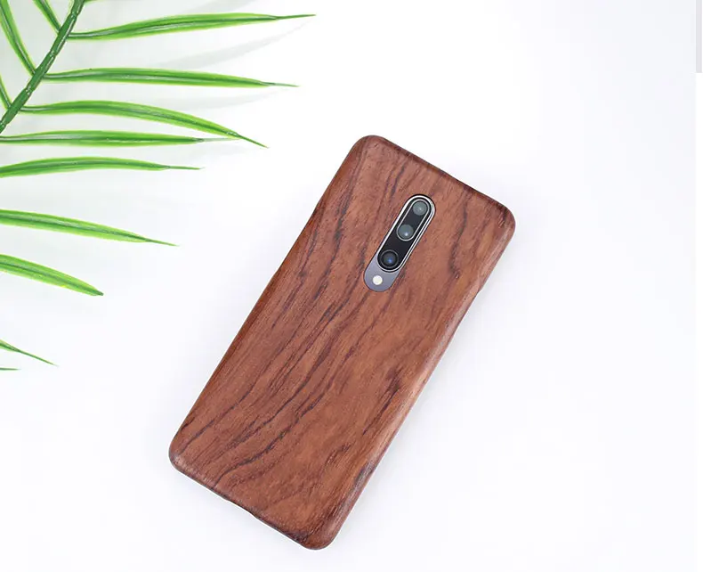 Натуральный Деревянный чехол для телефона для Oneplus 7 7 Pro 7Pro Чехол черный палисандр/Черный лед дерево оболочка(настоящее дерево) 1+ 7 Pro