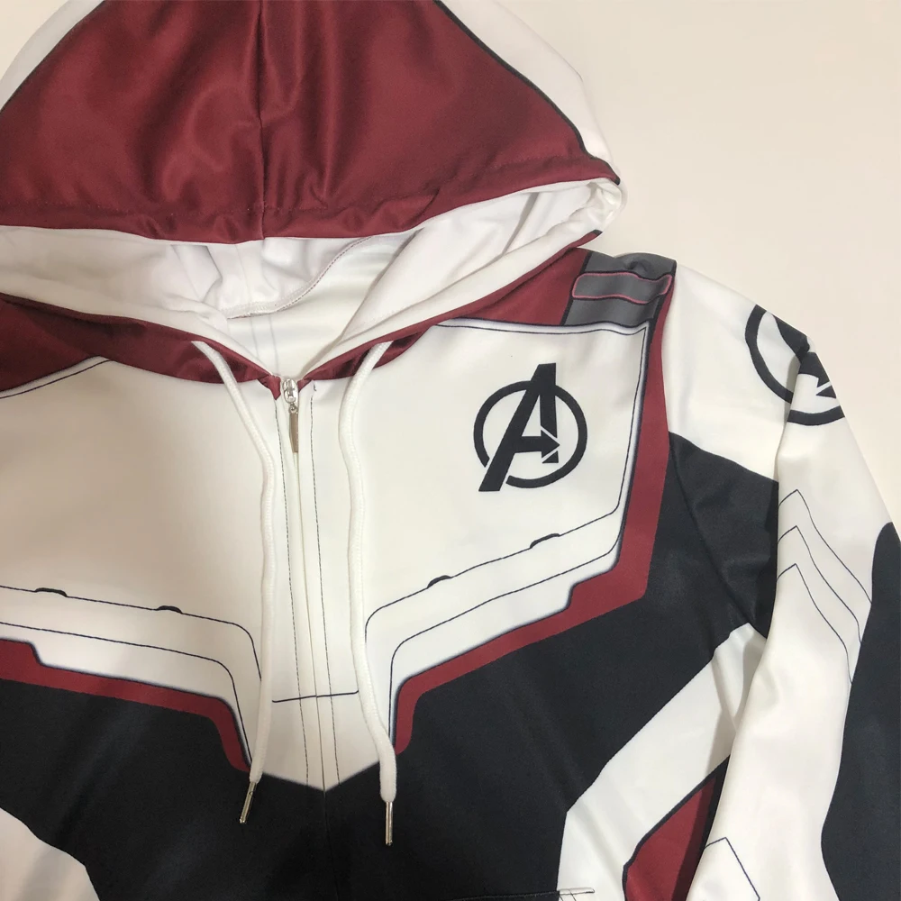 Endgame Hoodie Cosplay Jacket Sweatshirt Costumes Quantum Realm Pants superhero Hoodies Long Pant suit Costume