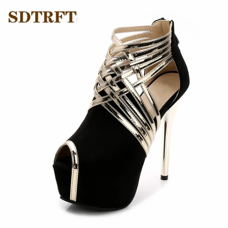 SDTRFT/zapatos/Большие Размеры: 35 42 43 44 летние босоножки на платформе для трансвеститов