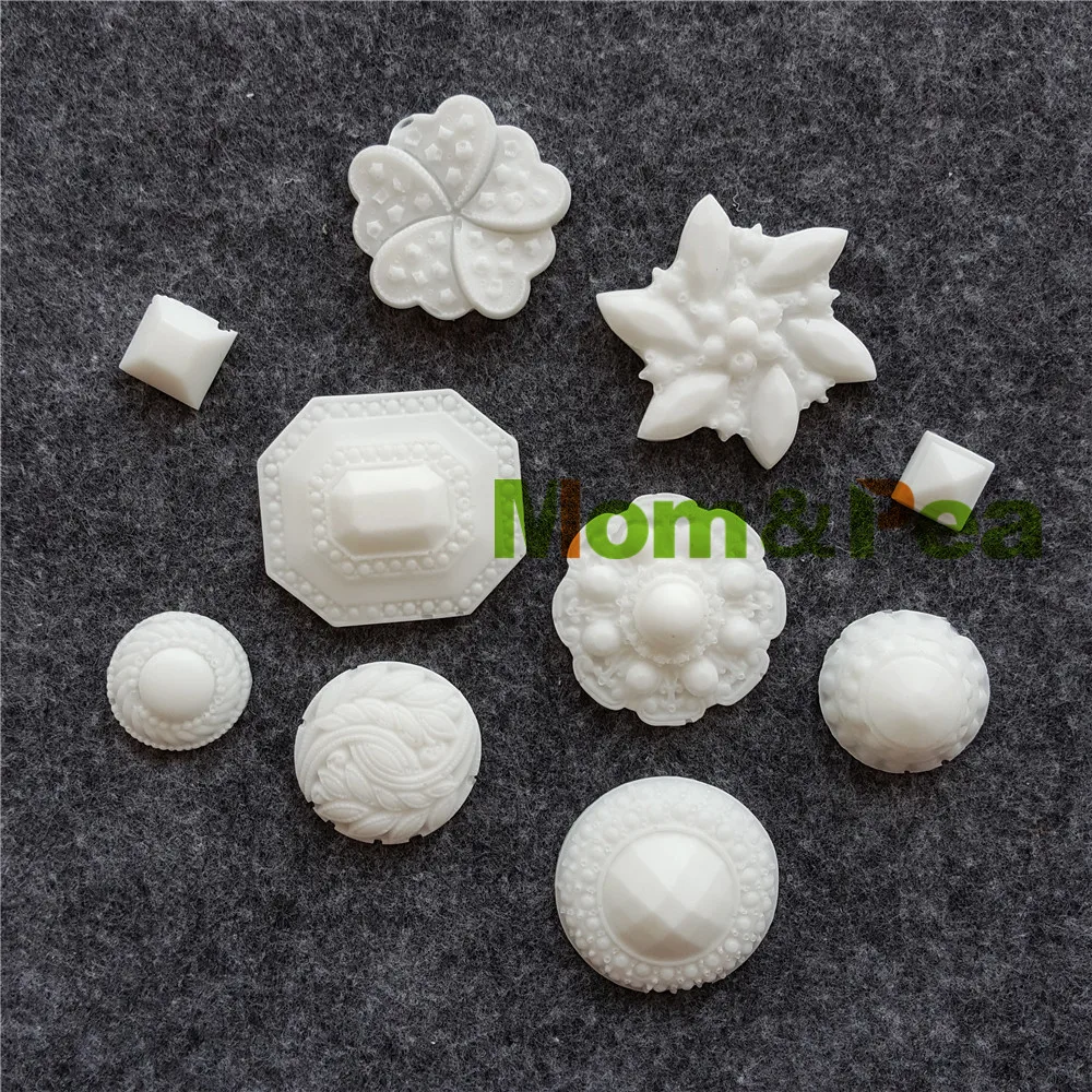 Mom &amp Pea MPB0091 цветы с камнями силиконовая форма Сахарная паста 3D украшение для