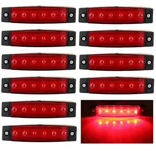 200X 6 фонарь заднего освещения 24 В|side marker light|marker lightled side light |