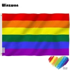 150*90 см полиэстер Гордость Флаг Радужный Флаг ЛГБТ, флаг ЛГБТ чистые Peace Love Летающий парад баннеры для украшения дома