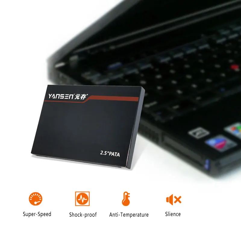 Kingspec пластиковый 2 5 Дюймовый твердотельный диск PATA 44pin ide SSD 64 Гб MLC Flash 4 канальный