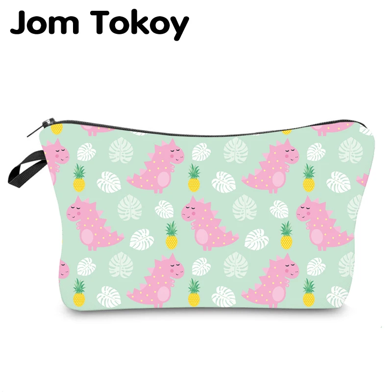 Jom Tokoy Водонепроницаемый косметический Органайзер сумка для макияжа с принтом