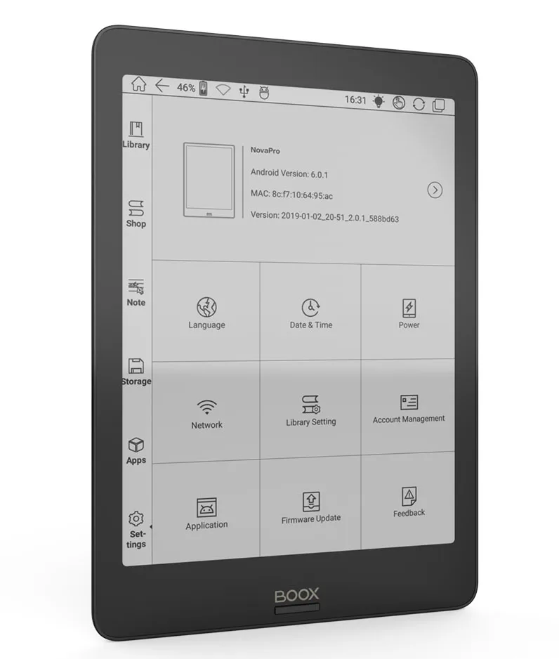 ONYX BOOX NOVA PRO электронная книга читатель первый Универсальный читалка 2G/32G содержит