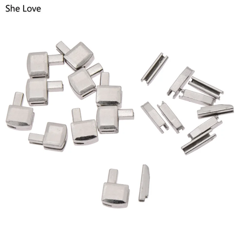1 She Love 10 наборов 8# металлический фиксатор для ремонта молнии DIY Швейные аксессуары для одежды - Цвет: 1