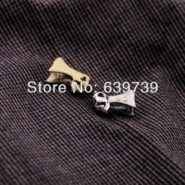 Оптовая цена США рок ретро античный серебряный цвет Череп серьги | Украшения и