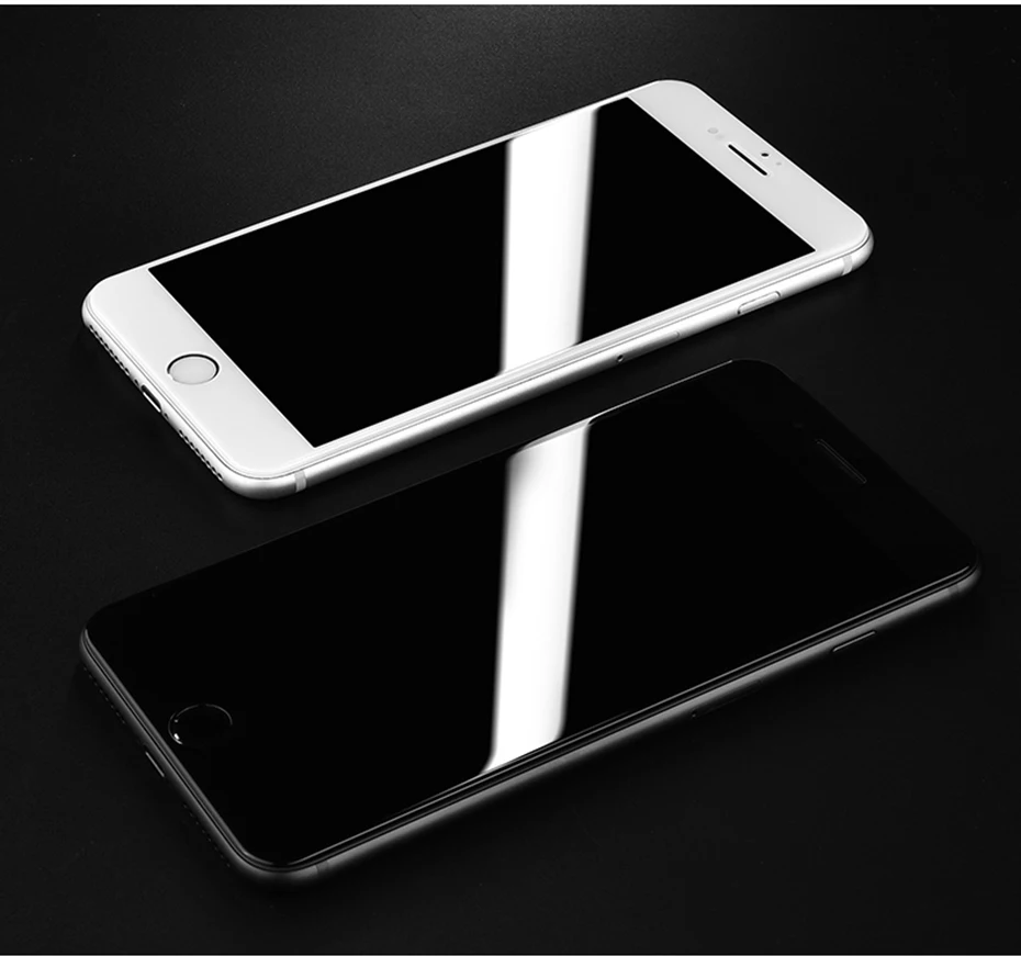 CHYI 5D изогнутое стекло для iphone 7 6 6 S Защита экрана олеофобное покрытие 9H закаленное стекло для iphone 8 полный клей